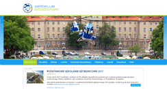 Desktop Screenshot of aeroklub-szczecinski.pl